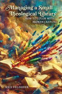 Cover image of open books on the ground with crayons and clouds coming up out of them